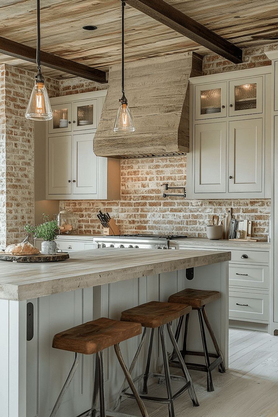 rustic farmhouse kitchen