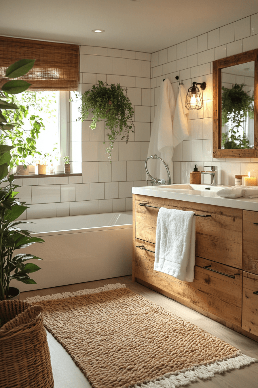 scandi bathroom