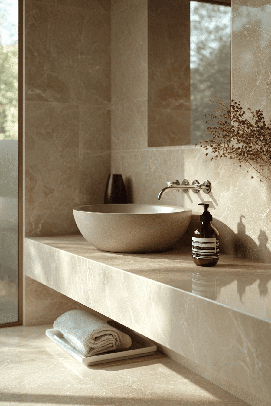 scandi bathroom