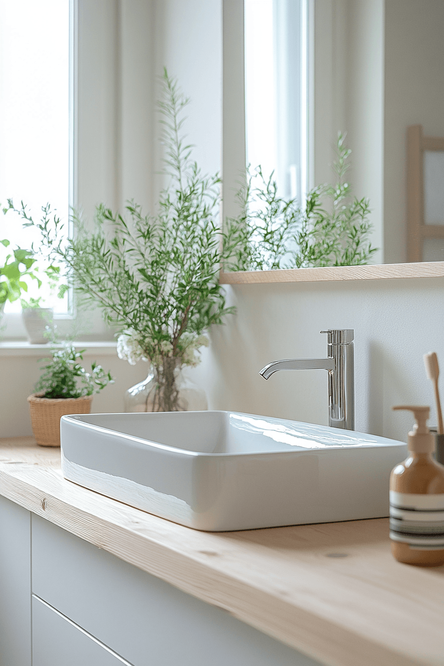scandi bathroom