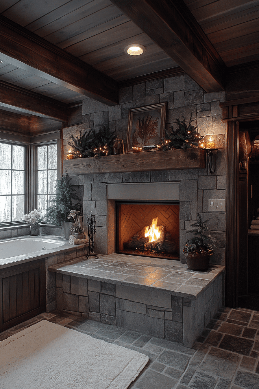 rustic bathroom designs