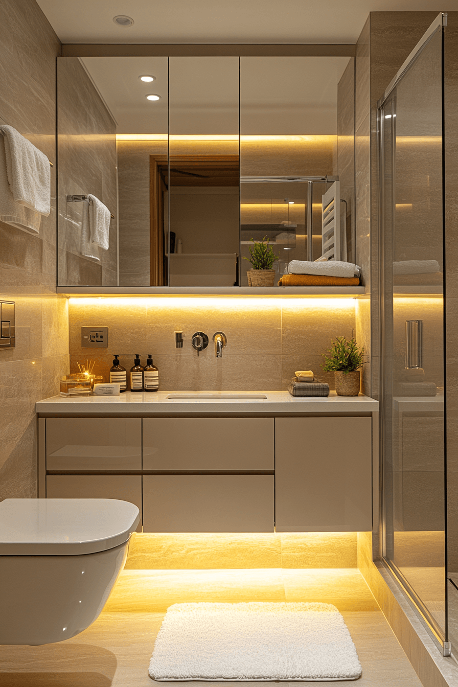 small bathroom interior
