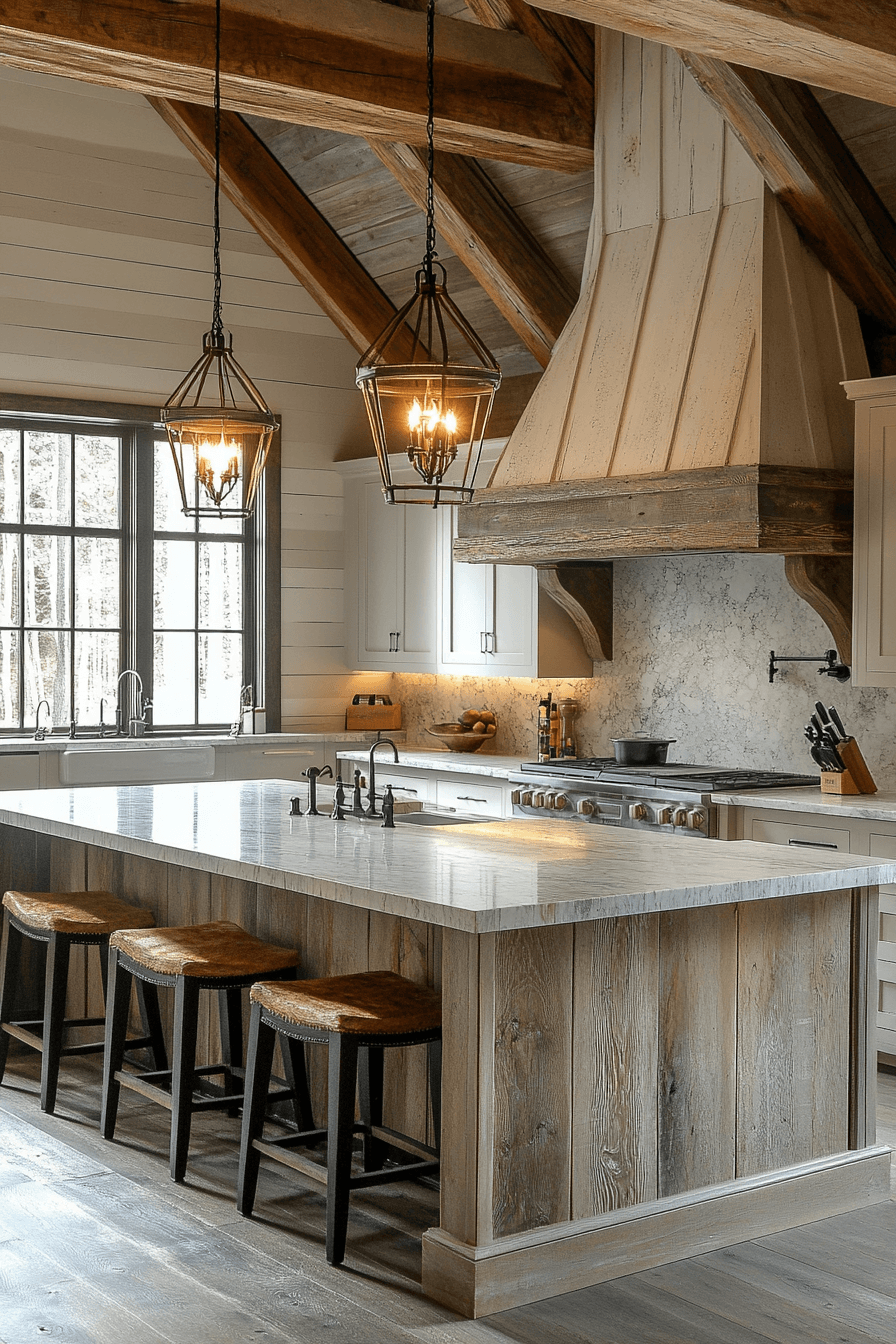 rustic farmhouse kitchen