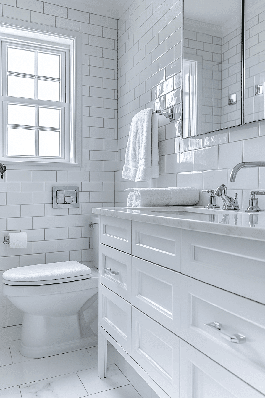 small bathroom interior