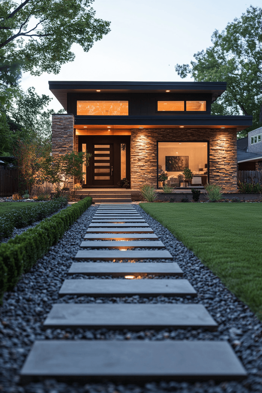 Modern Front Yard
