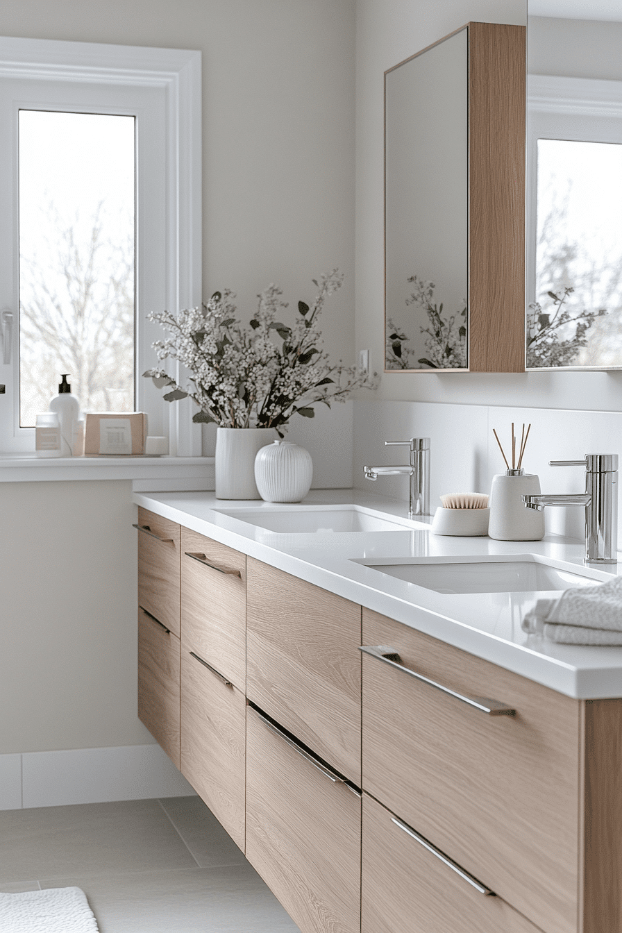 scandi bathroom