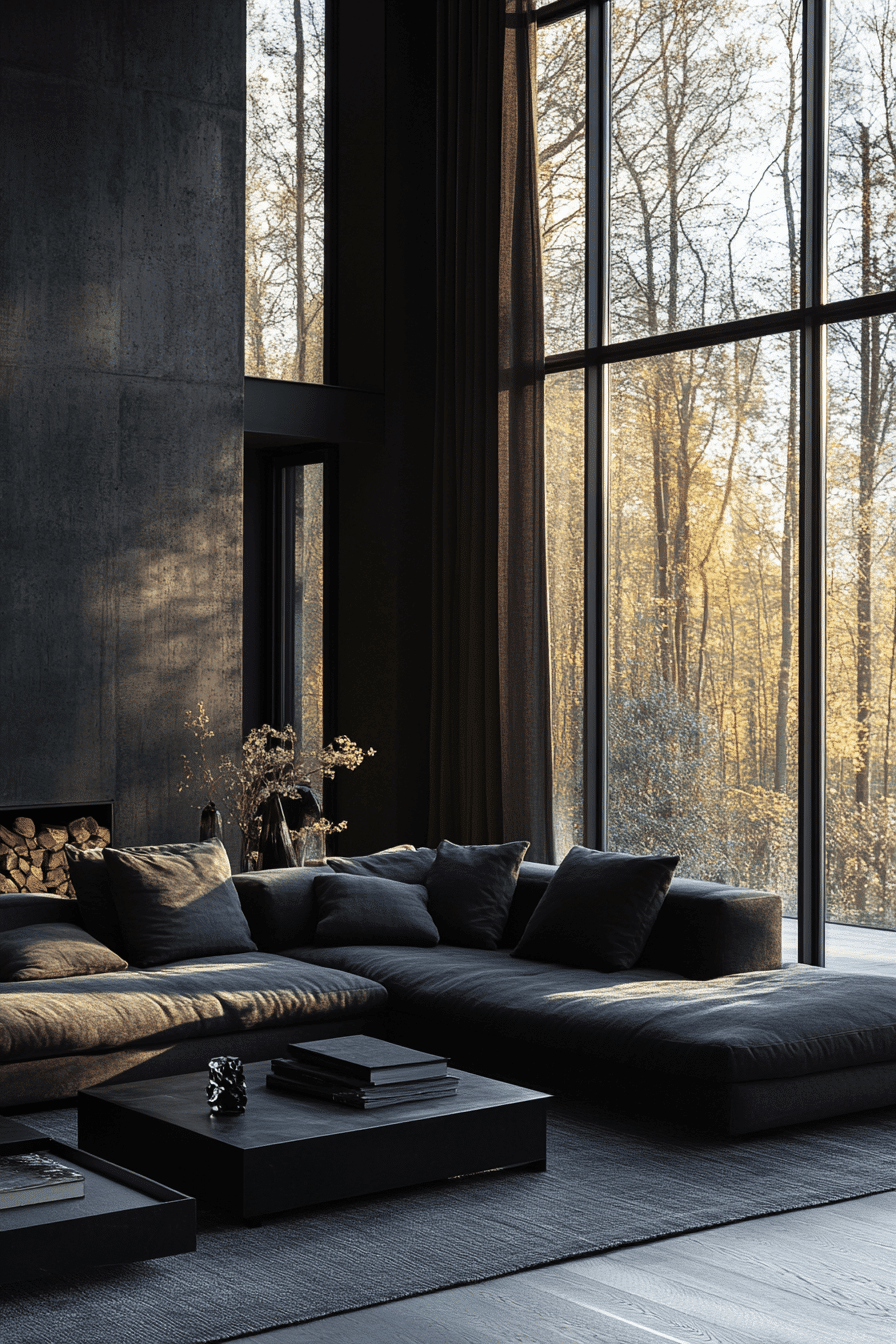 modern minimalist living room