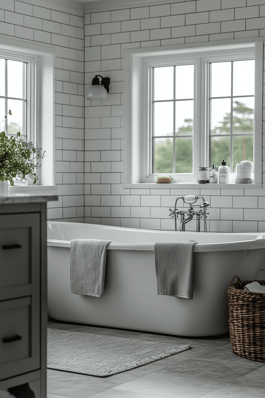scandi bathroom