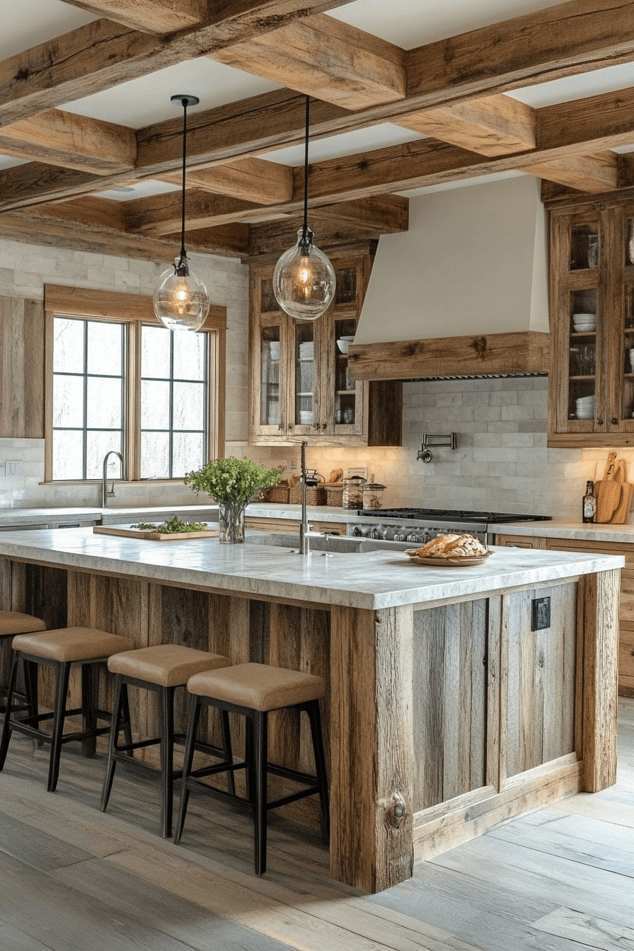 rustic farmhouse kitchen