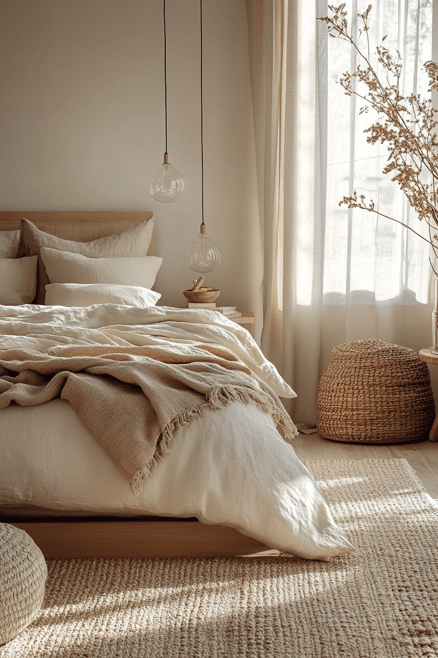 scandi bedroom