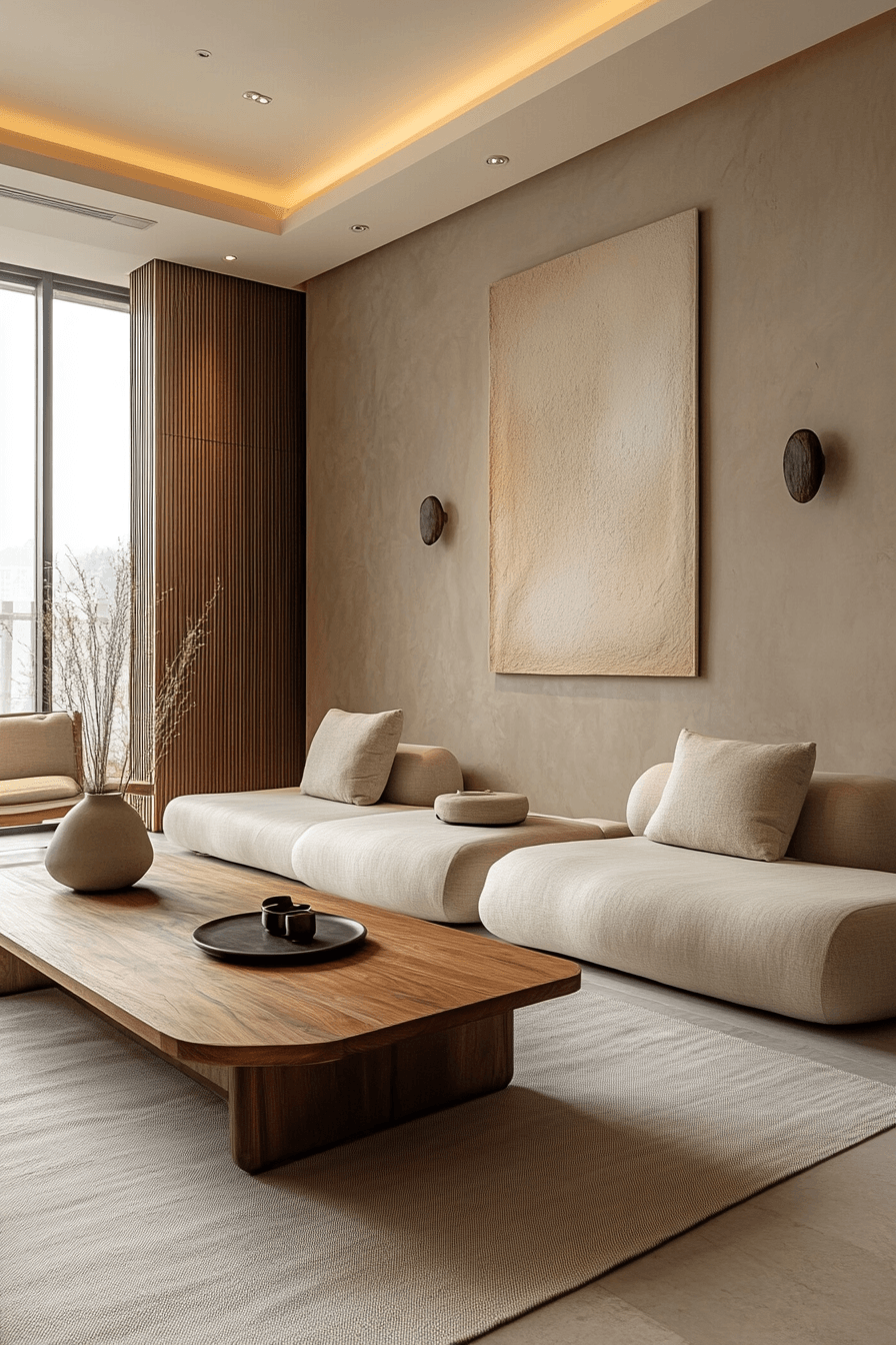 modern minimalist living room