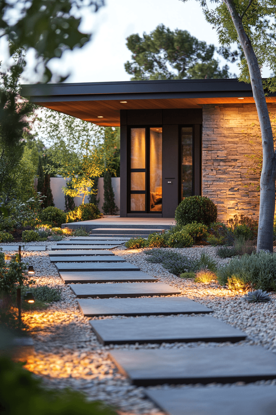 Modern Front Yard