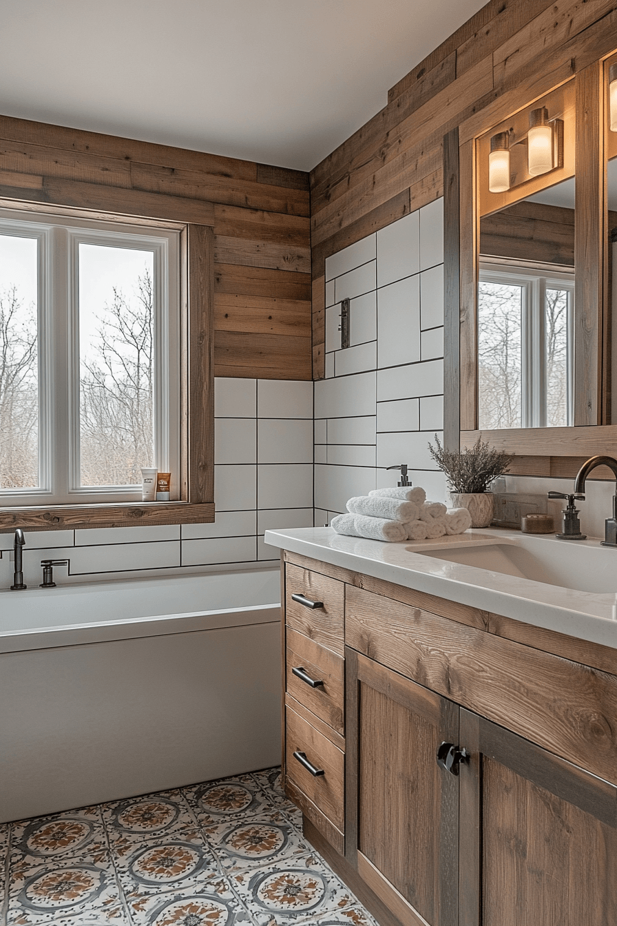 29 Rustic Bathroom Designs That Feel Warm, Charming, and Full of ...