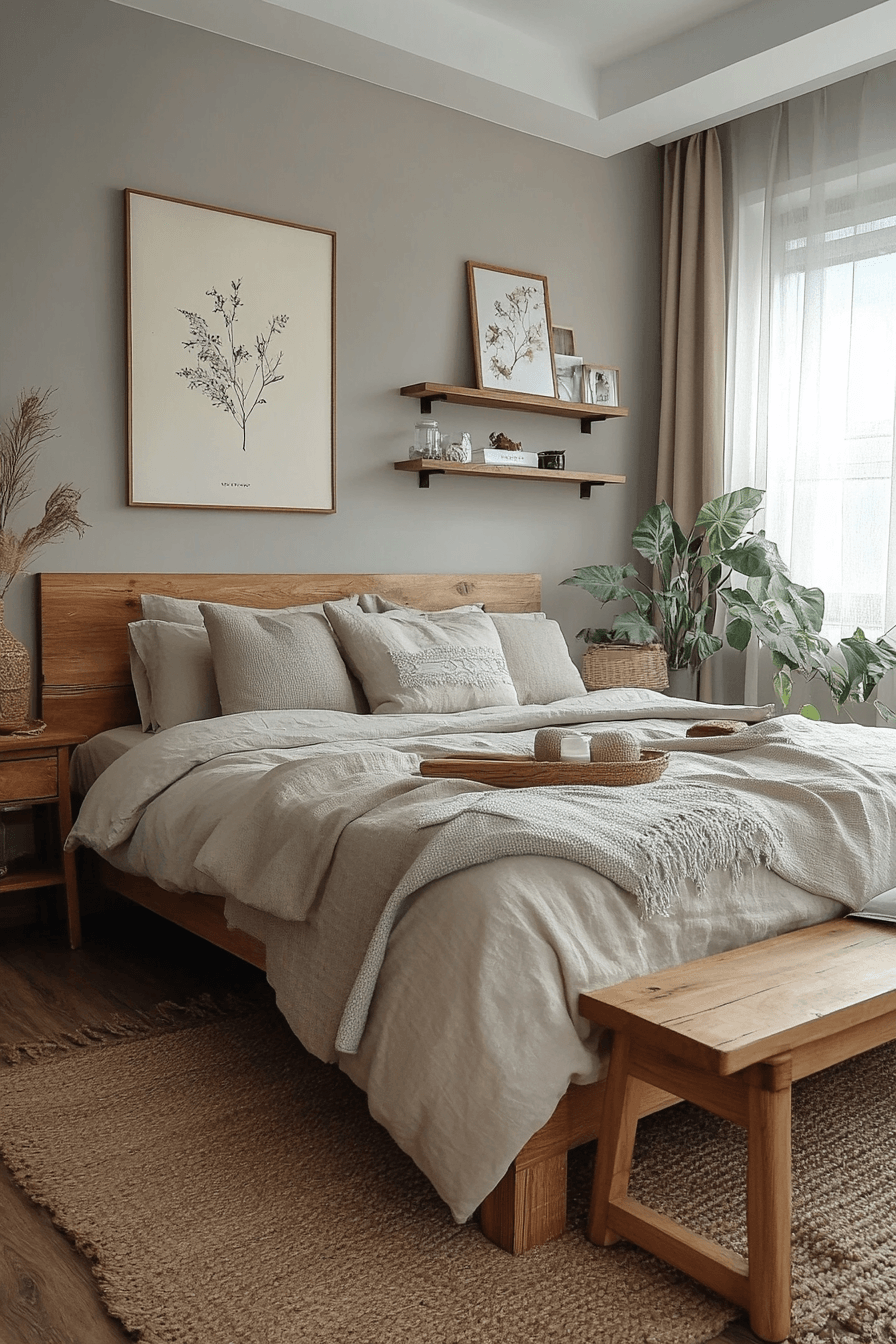 scandi bedroom