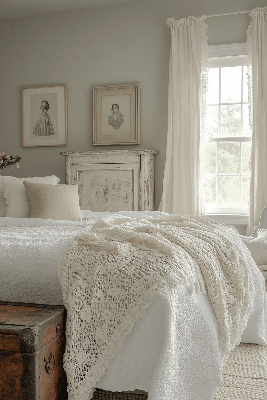 29 Vintage Shabby Chic Bedroom Ideas That Feel Romantic, Soft, and ...