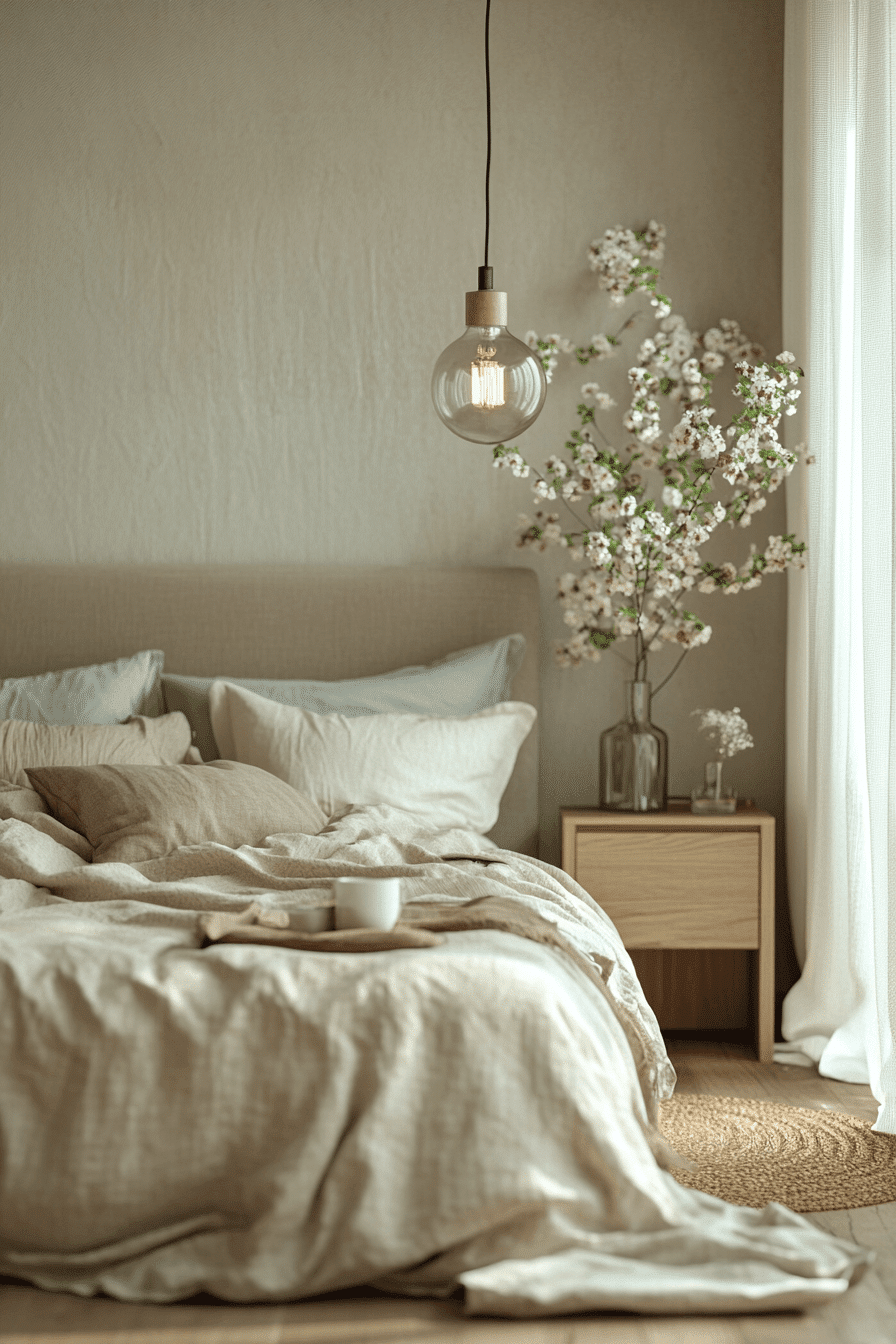 scandi bedroom