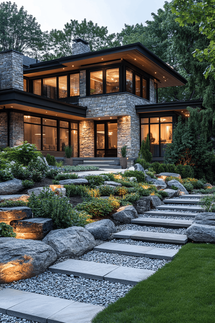 Modern Front Yard