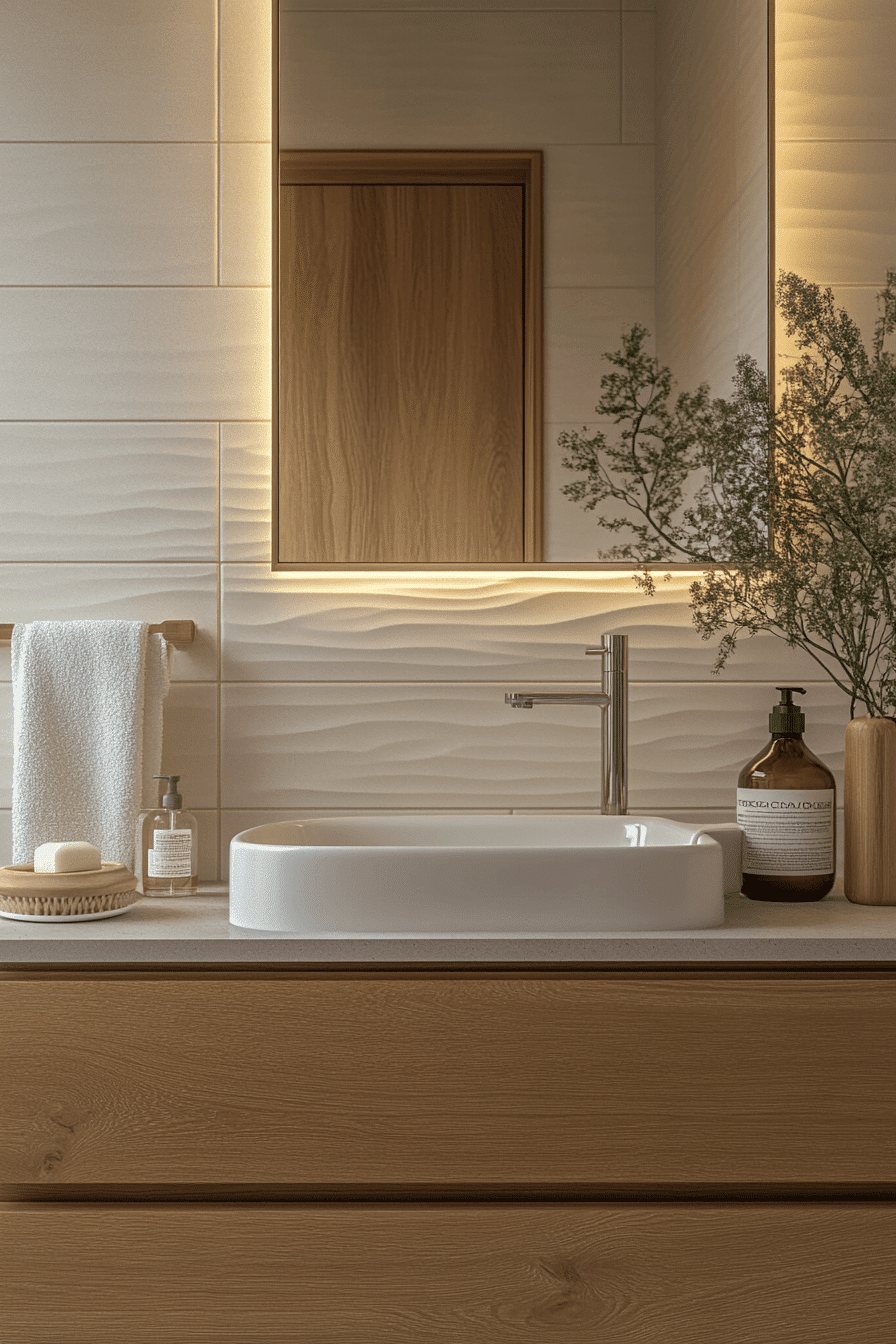 scandi bathroom