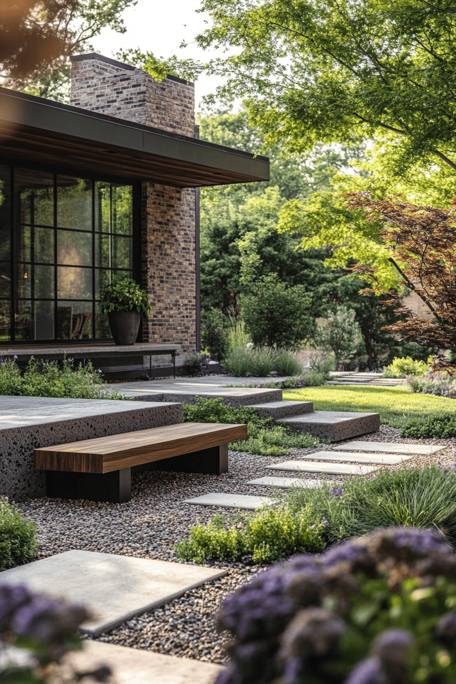 Modern Front Yard