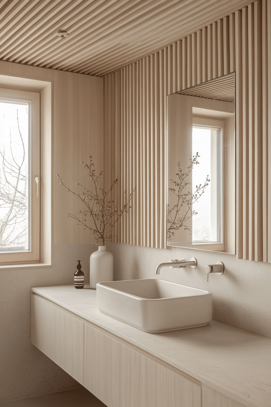 scandi bathroom