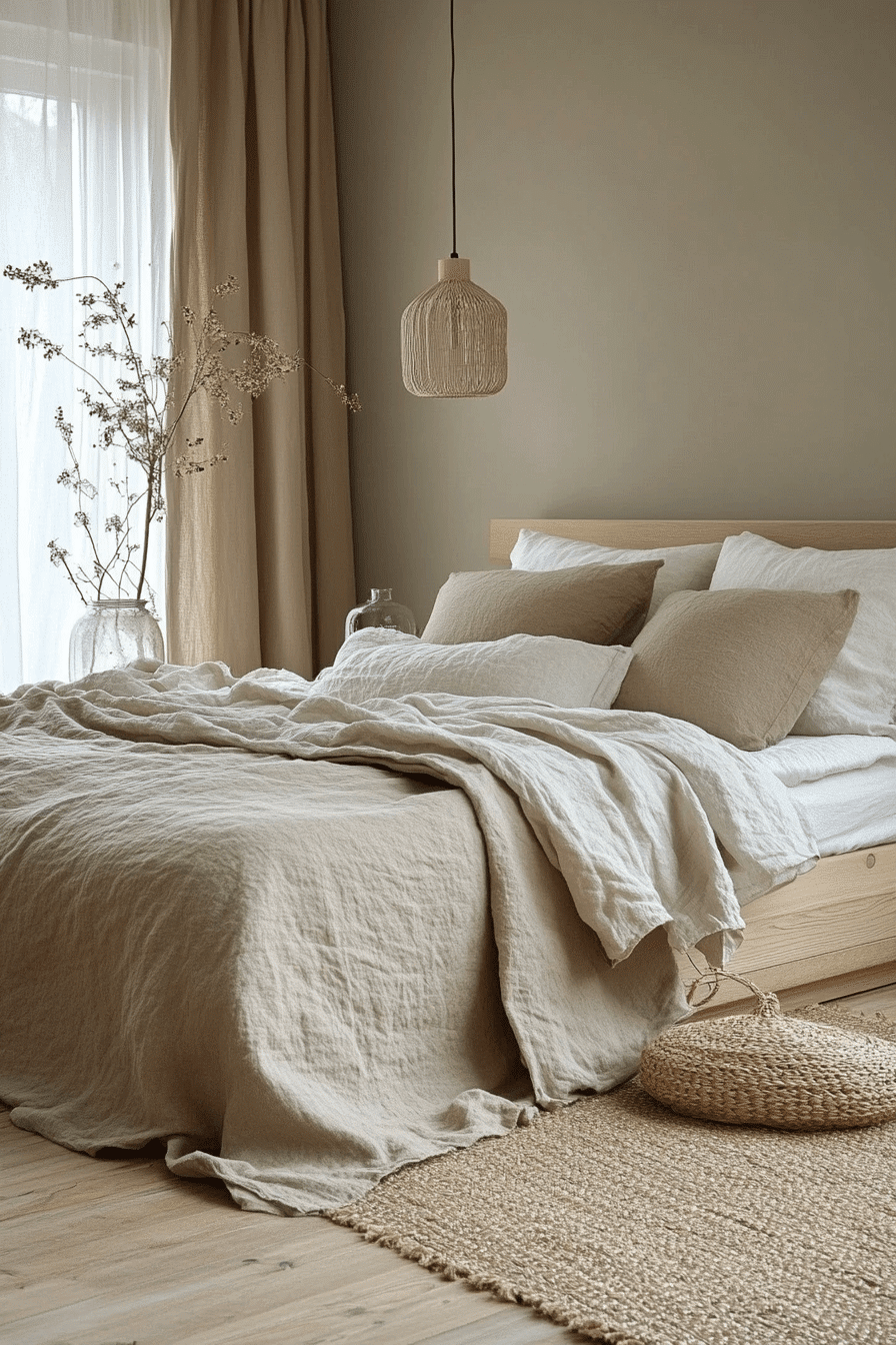 scandi bedroom
