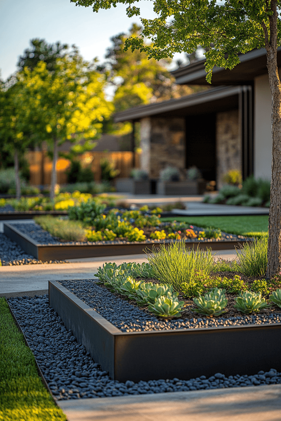 Modern Front Yard
