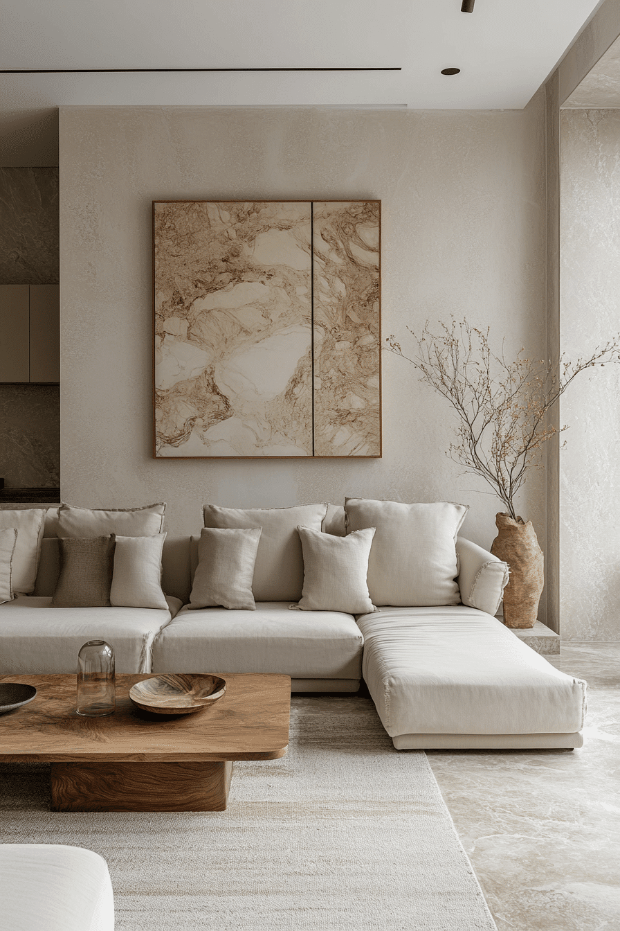 modern minimalist living room