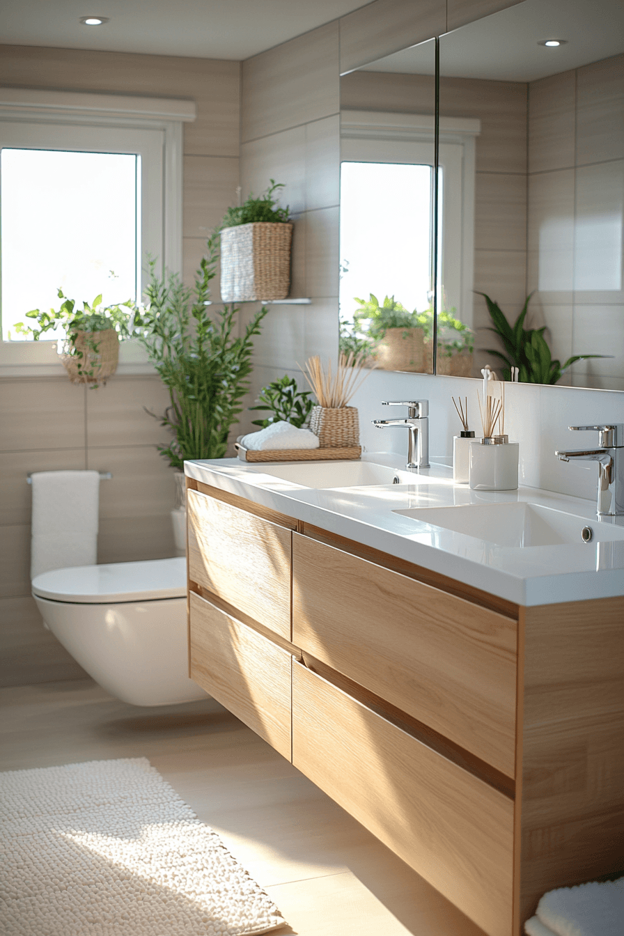 scandi bathroom