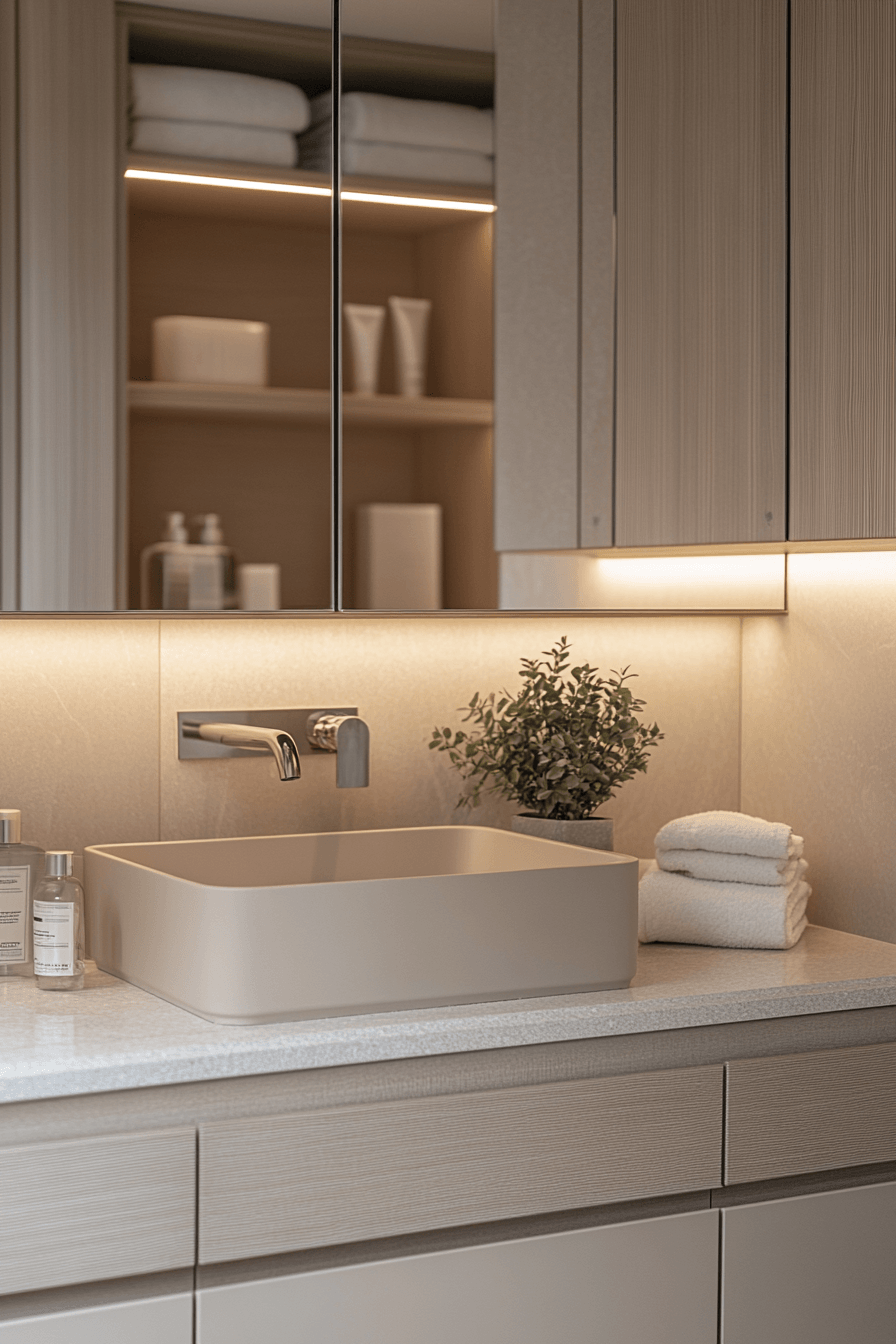 small bathroom interior