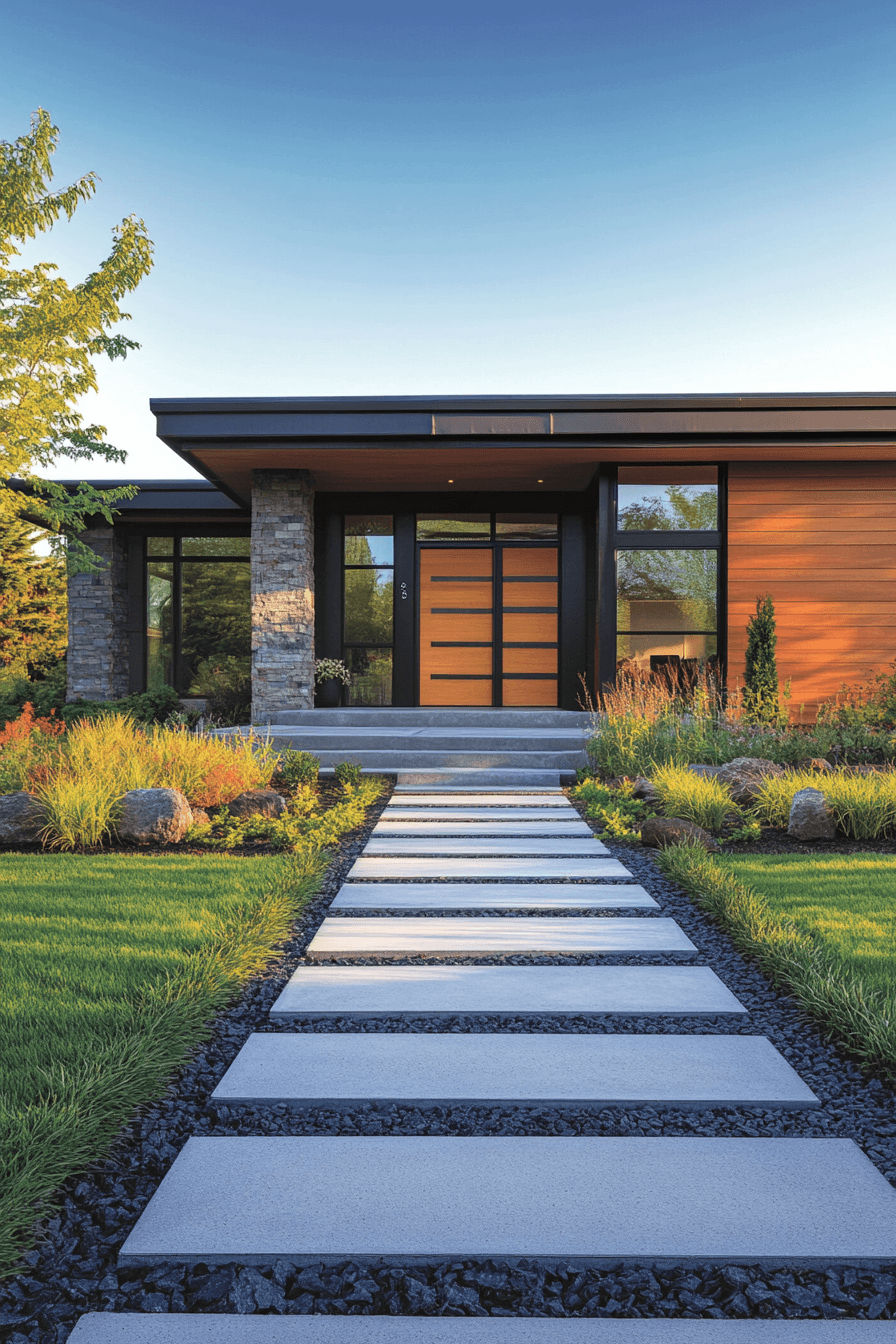 Modern Front Yard