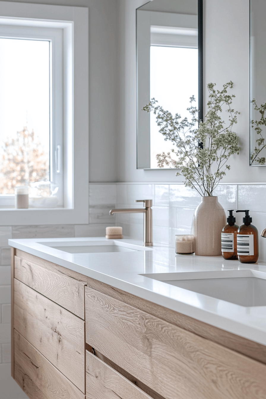 scandi bathroom
