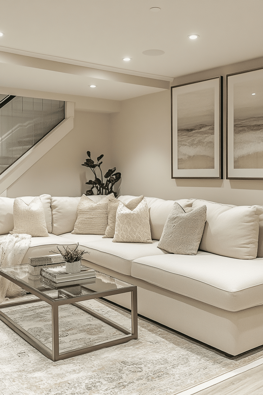 29 Finished Basement Ideas That Make Downstairs Feel Stylish, Cozy, and ...