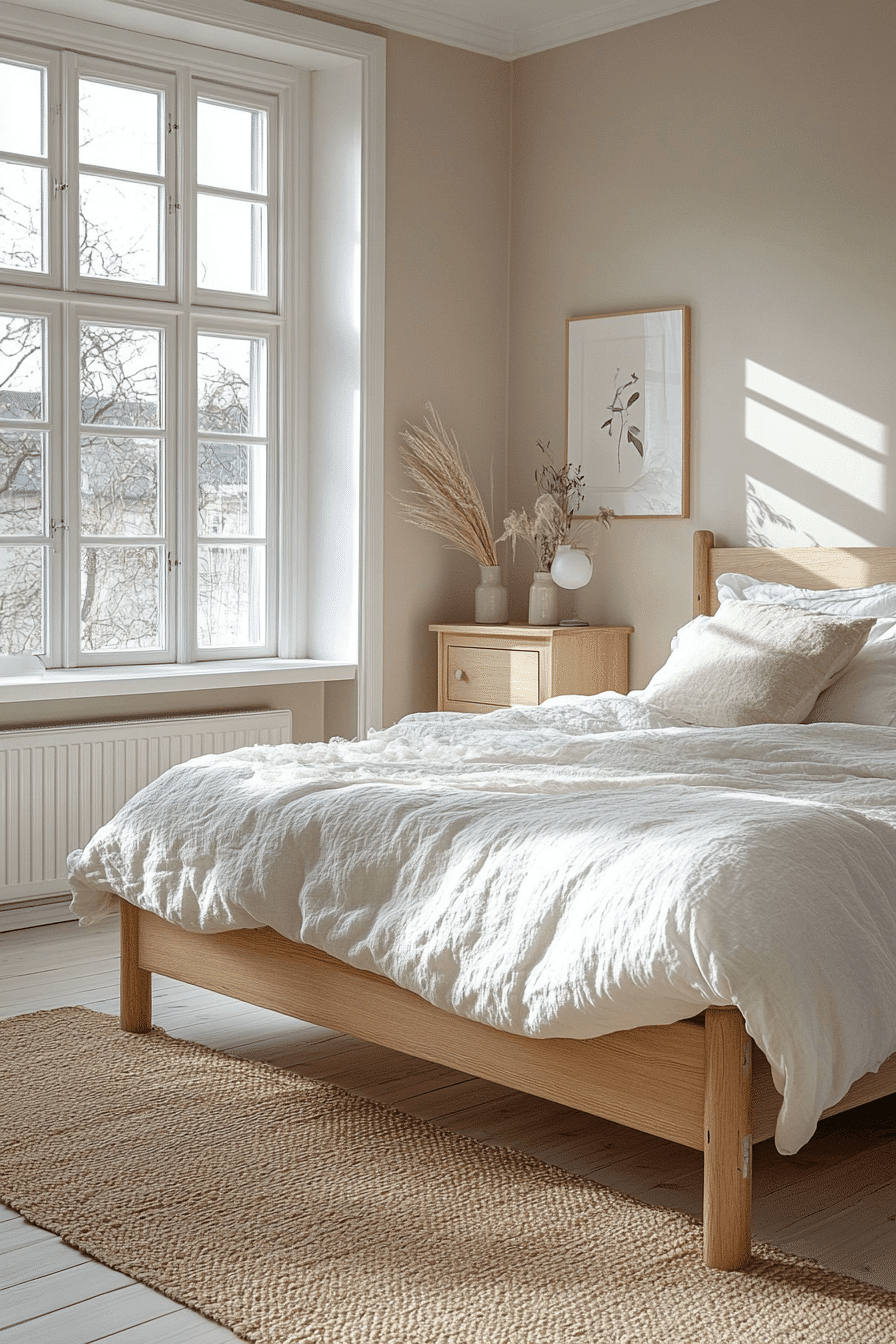 scandi bedroom
