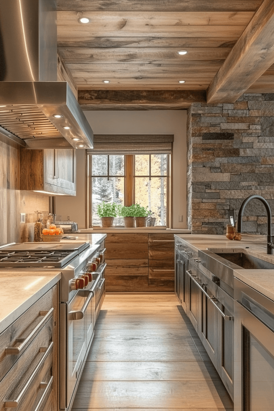 rustic kitchen