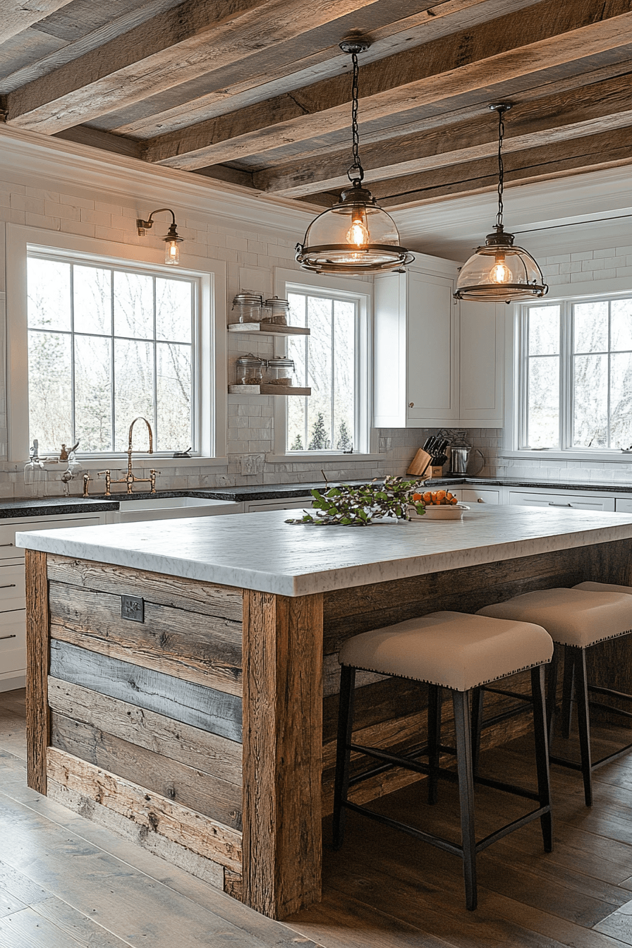 rustic farmhouse kitchen