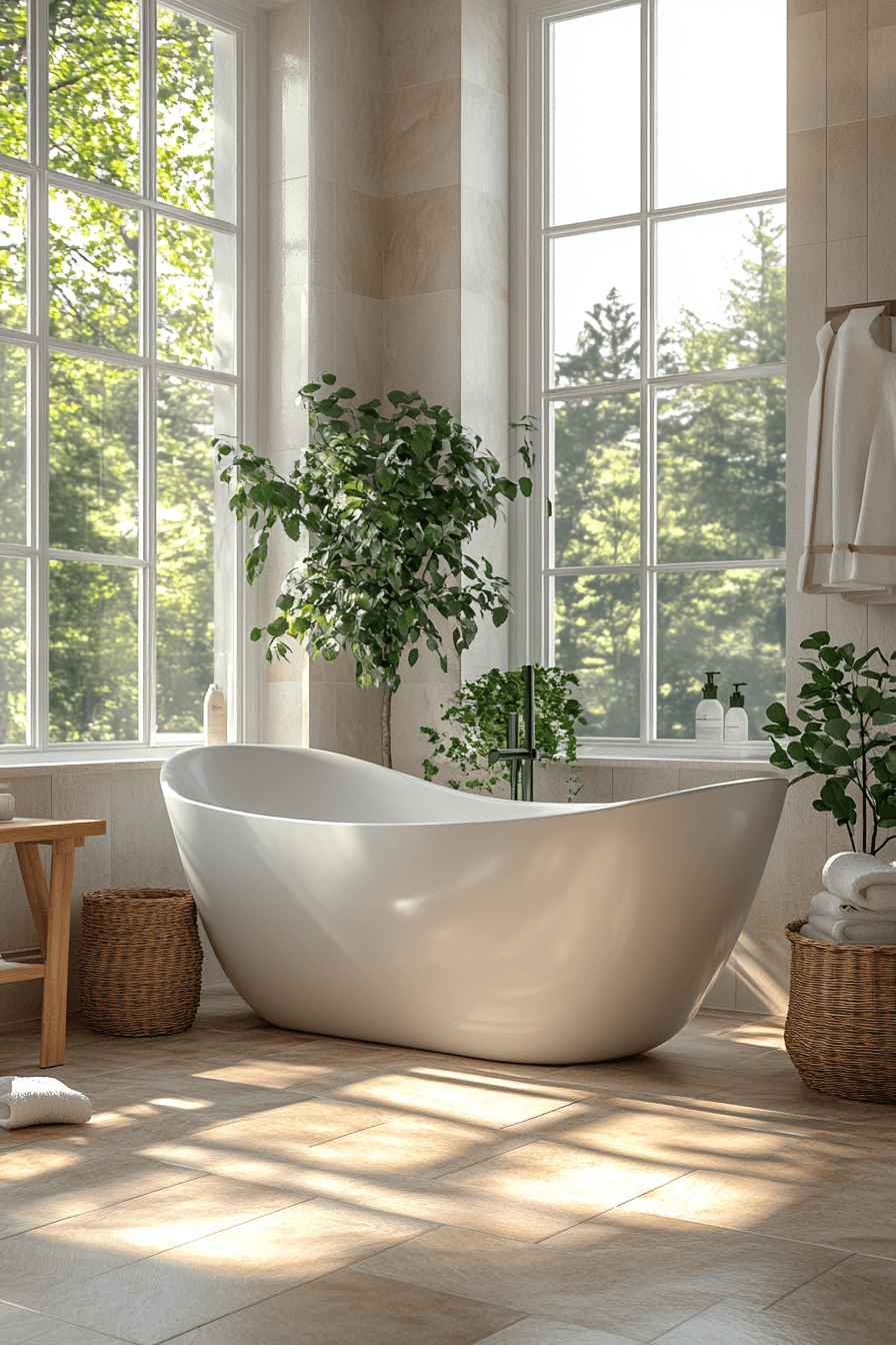scandi bathroom
