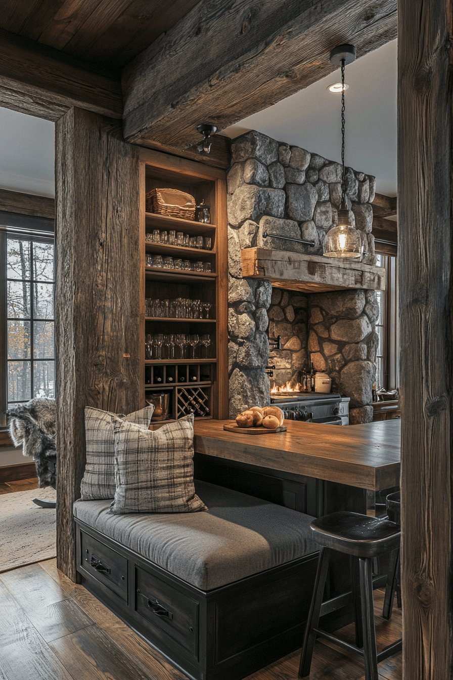 rustic farmhouse kitchen
