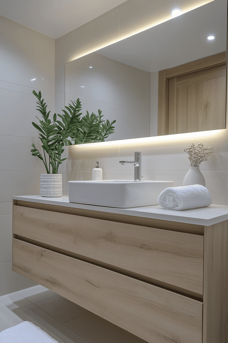 scandi bathroom