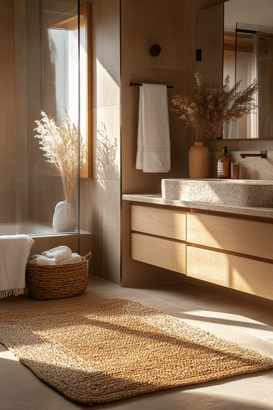 scandi bathroom