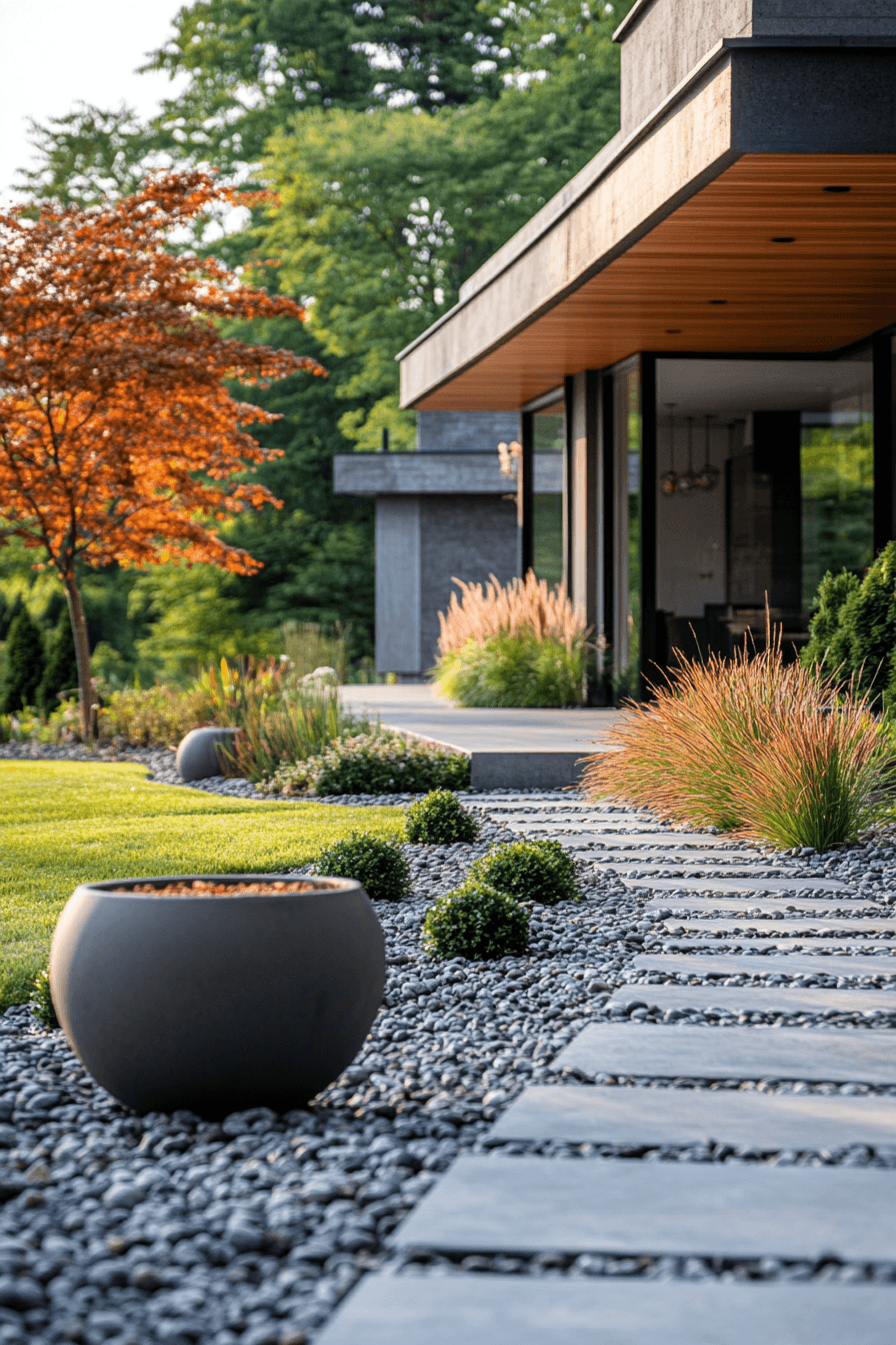 Modern Front Yard