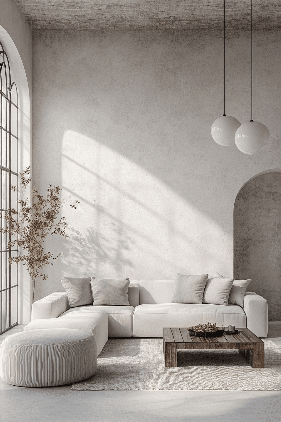 modern minimalist living room
