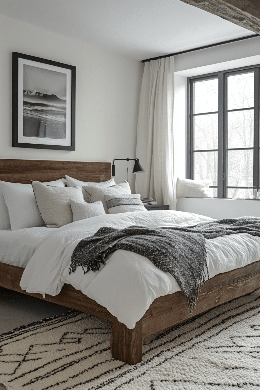 scandi bedroom