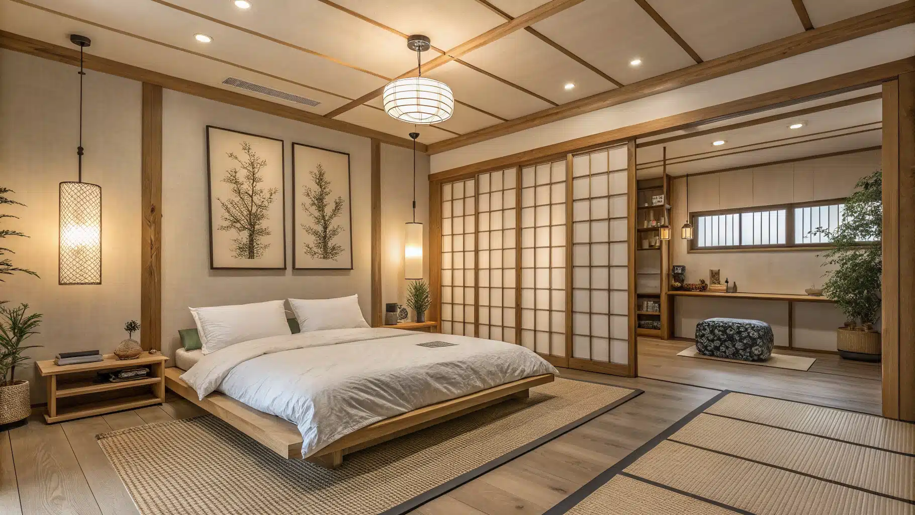 29 Japandi Bedroom Design Ideas That Create a Serene Sanctuary - My ...