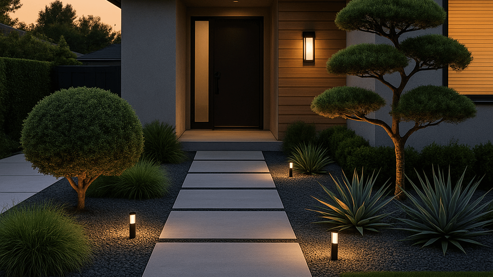 29 Modern Front Yard Ideas That Instantly Upgrade Your Home’s Curb ...
