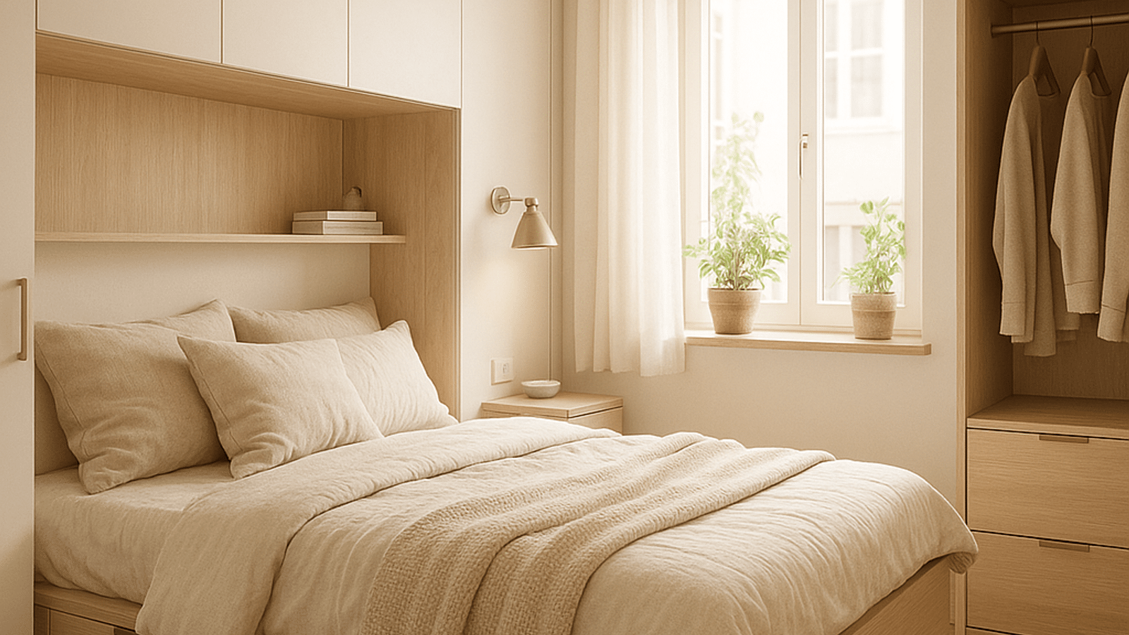 29 Tiny Bedroom Design Ideas That Make Small Spaces Feel Stylish and ...