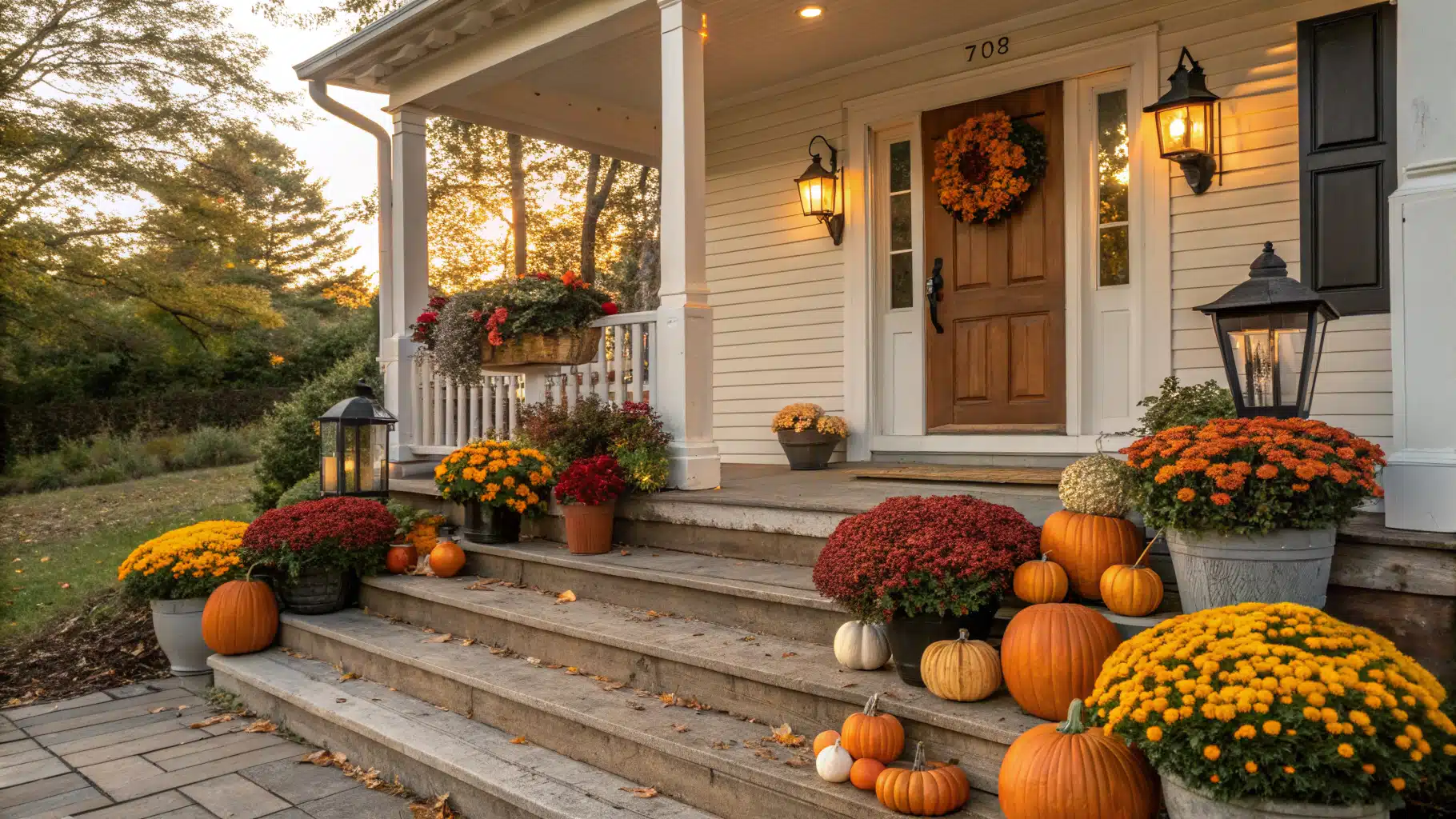 29 Fall Front Porch Decor Ideas That Will Make Your Neighbors Stop and ...
