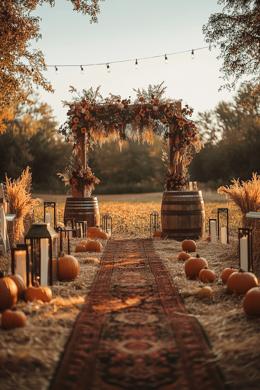 29 Rustic Fall Wedding Ideas That Let the Season Handle the Details ...