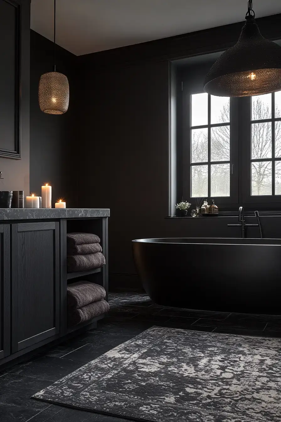 grey bathroom