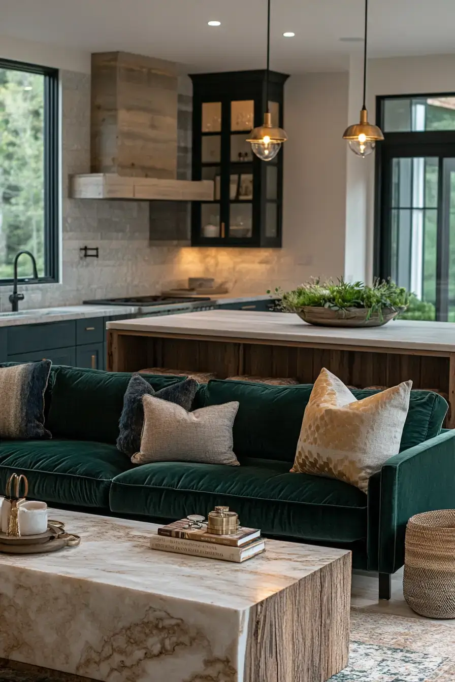 modern cottage interior