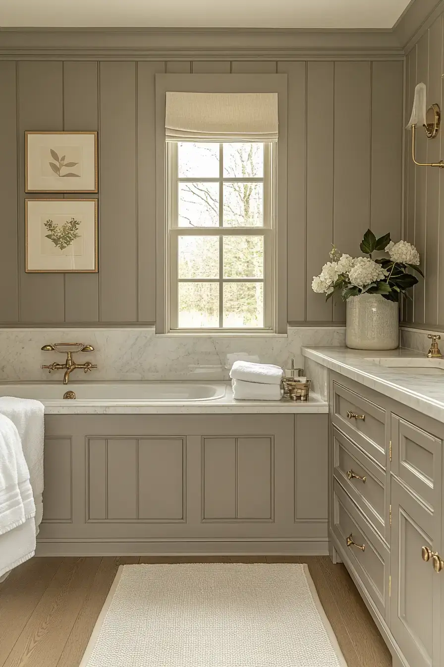 grey bathroom